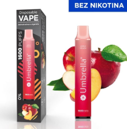 VAPE 1600 PUFFS APPLE PEACH 0%